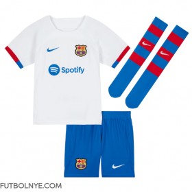 Camiseta Barcelona Pedri Gonzalez #8 Visitante Equipación para niños 2023-24 manga corta (+ pantalones cortos)